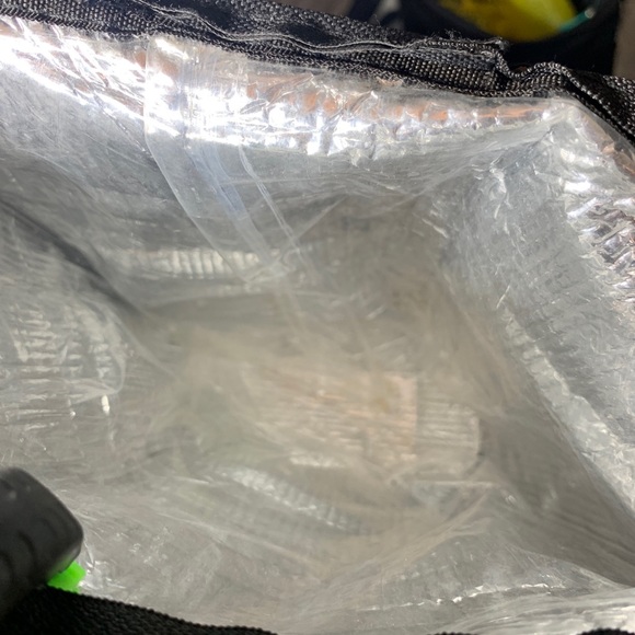 Jim Bean Black Promo Cooler lined small Canvas bag  And Coozie. 8”x11”x5” - Picture 7 of 10